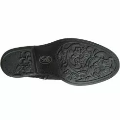 Sofft Sharnell Heel Tall Dress Boots - Womens Black Suede -Rogan‘s Shoes shop S2 0034221 BLS4