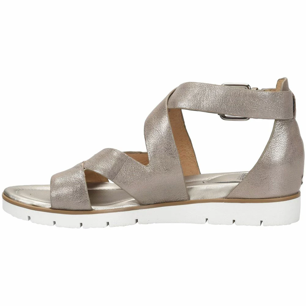 Sofft Mirabelle Slide Sandals - Womens Anthracite Metallic 3 Sofft Mirabelle Slide Sandals - Womens Anthracite Metallic - Image 3