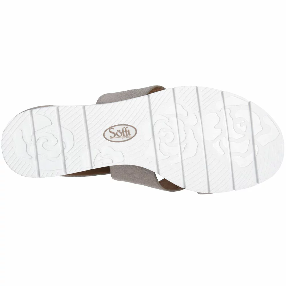 Sofft Mirabelle Slide Sandals - Womens Anthracite Metallic 4 Sofft Mirabelle Slide Sandals - Womens Anthracite Metallic - Image 4