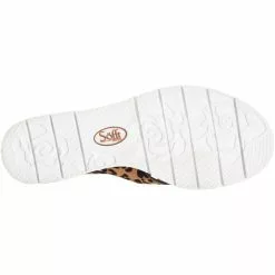 Sofft Mirabelle Slide Sandals - Womens Tan Leopard Black -Rogan‘s Shoes shop S2 1288701 TLB4