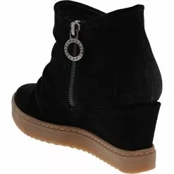 Sofft Siri Ankle Boots - Womens Black Suede -Rogan‘s Shoes shop S2 37128 BLK3