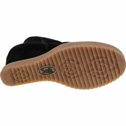 Sofft Siri Ankle Boots - Womens Black Suede -Rogan‘s Shoes shop S2 37128 BLK4