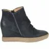 Sofft Siri Ankle Boots - Womens Blue Suede