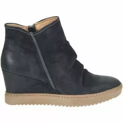 Sofft Siri Ankle Boots - Womens Blue Suede