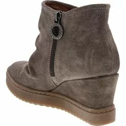Sofft Siri Ankle Boots - Womens Taupe Suede -Rogan‘s Shoes shop S2 37128 TPE3