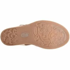 Sofft Bayo Sandals - Womens Baywater Suede Tan -Rogan‘s Shoes shop S2 59691 SIL4