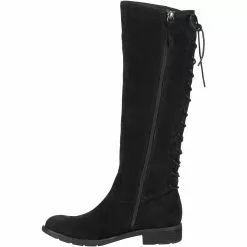 Sofft Sharnell 2 Tall Dress Boots - Womens Black Suede -Rogan‘s Shoes shop S2 SF009291 BLS3