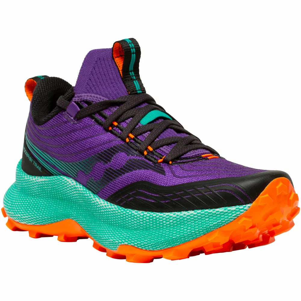 Saucony Endorphin Trail Running Shoes - Womens Concord Jade 2 Saucony Endorphin Trail Running Shoes - Womens Concord Jade - Image 2