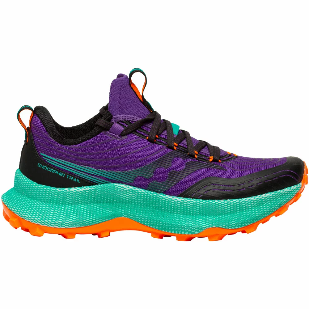 Saucony Endorphin Trail Running Shoes - Womens Concord Jade 1 Saucony Endorphin Trail Running Shoes - Womens Concord Jade