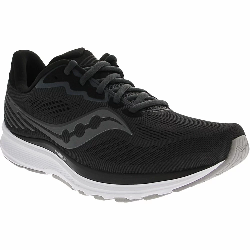 Saucony Ride 14 Running Shoes - Womens Charcoal 2 Saucony Ride 14 Running Shoes - Womens Charcoal - Image 2