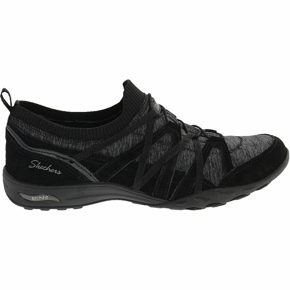 Skechers Arch Fit Comfy Lifestyle Shoes - Womens Black 1 Skechers Arch Fit Comfy Lifestyle Shoes - Womens Black