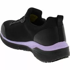 Skechers Work Arch Fit Evzan Safety Toe Work Shoes - Womens Black Purple -Rogan‘s Shoes shop SK 108057 PUR3