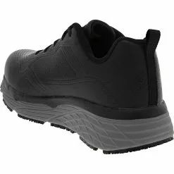 Skechers Work Max Cushioning Ralip Womens Safety Work Shoes Black -Rogan‘s Shoes shop SK 108065 BLK3