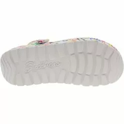 Skechers Footsteps More Foamies Water Sandals - Womens White Multi -Rogan‘s Shoes shop SK 111326 MLT4