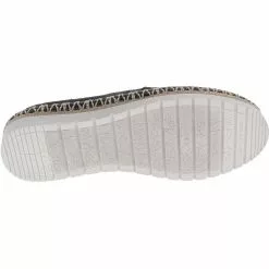 Skechers Flexpadrille Darkhorse Lifestyle Shoes - Womens Black -Rogan‘s Shoes shop SK 113091 BLK4