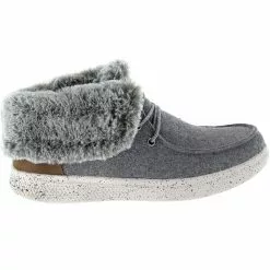 Skechers Bobs Skipper Cotton Ta Casual Boots - Womens Grey