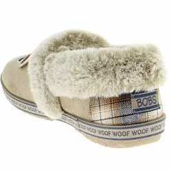 Skechers Too Cozy Dog Attitude Slippers - Womens Taupe -Rogan‘s Shoes shop SK 113482 TPE3