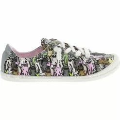 Skechers Bobs Beach Bingo Kitten Bitten Womens Lifestyle Shoes Grey Multi