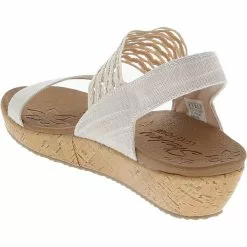 Skechers Brie Most Wanted Sandals - Womens Taupe -Rogan‘s Shoes shop SK 119013 TPE3