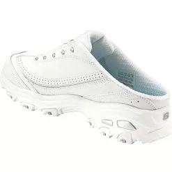 Skechers Dlites Bright Sky Running Shoes - Womens White Silver -Rogan‘s Shoes shop SK 11933 WHT3
