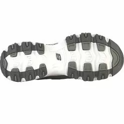 Skechers Dlites Me Time Lifestyle Shoes - Womens Gray White -Rogan‘s Shoes shop SK 11936 GRY4
