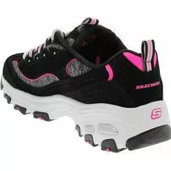 Skechers Dlites Me Time Lifestyle Shoes - Womens Black Pink 6 Skechers Dlites Me Time Lifestyle Shoes - Womens Black Pink -Rogan‘s Shoes shop SK 11936 XPK3