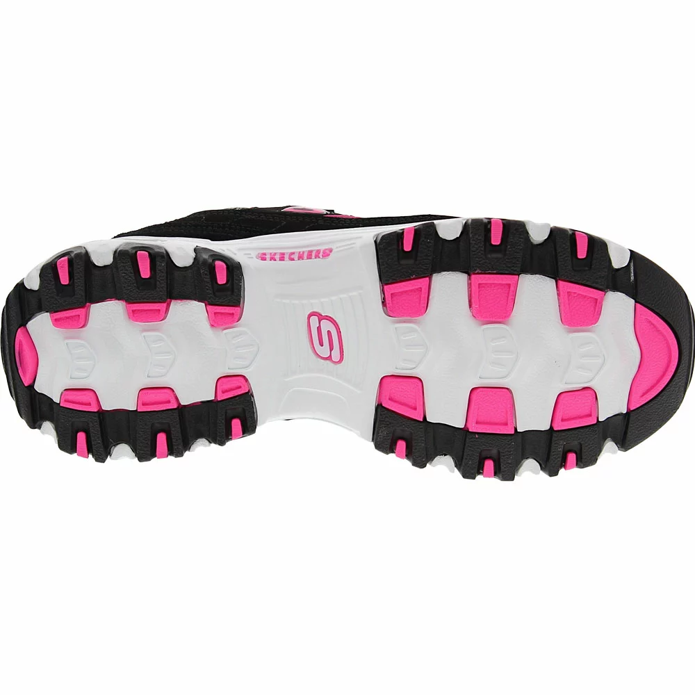Skechers Dlites Me Time Lifestyle Shoes - Womens Black Pink 4 Skechers Dlites Me Time Lifestyle Shoes - Womens Black Pink - Image 4