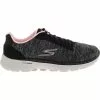 Skechers Go Walk 6 Magic Melody Womens Walking Shoes Black Pink