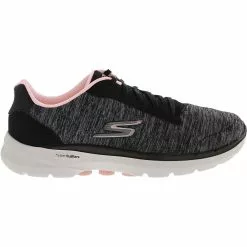 Skechers Go Walk 6 Magic Melody Womens Walking Shoes Black Pink