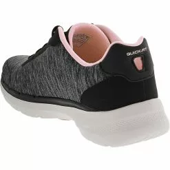 Skechers Go Walk 6 Magic Melody Womens Walking Shoes Black Pink -Rogan‘s Shoes shop SK 124506 XPK3