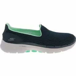 Skechers Go Walk 6 Walking Shoes - Womens Navy Turquoise