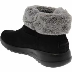 Skechers On The Go Joy Casual Boots - Womens Black Grey -Rogan‘s Shoes shop SK 144003 XGY3