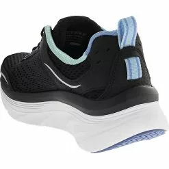 Skechers Dlux Walker Infinite M Walking Shoes - Womens Black Blue -Rogan‘s Shoes shop SK 149023 XBL3