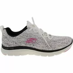 Skechers Flex Appeal 4 Vividspi Lifestyle Shoes - Womens White Black
