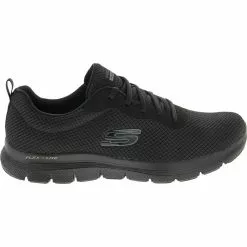 Skechers Flex Appeal 4 Brillian Lifestyle Shoes - Womens Black Black
