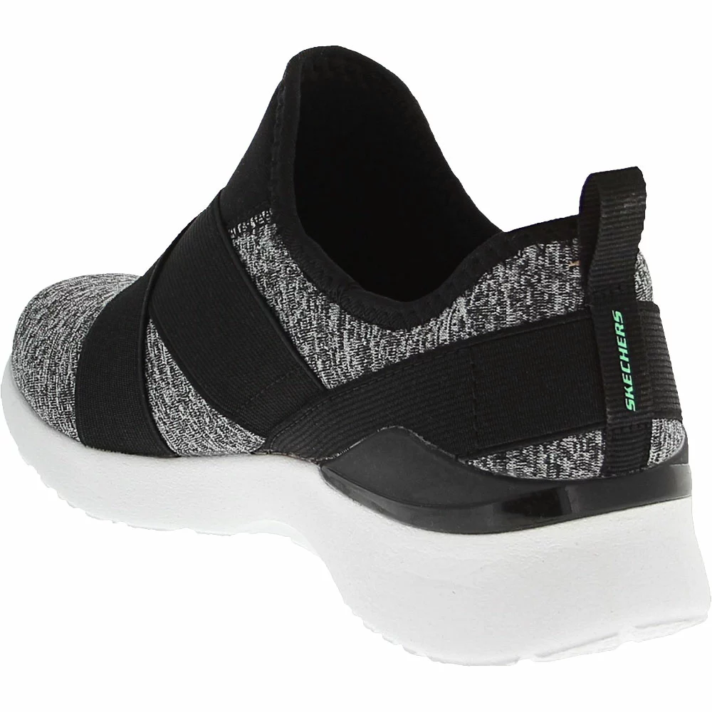 Skechers Air Dynamight Big Step Lifestyle Shoes - Womens Black Blue 3 Skechers Air Dynamight Big Step Lifestyle Shoes - Womens Black Blue - Image 3