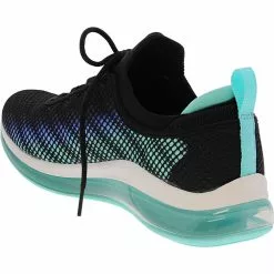 Skechers Air Element 2 Vivid Lifestyle Shoes - Womens Black Blue -Rogan‘s Shoes shop SK 149408 XBL3
