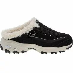 Skechers D Lites Lifestyle Shoes - Womens Black White
