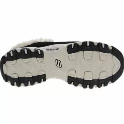 Skechers D Lites Lifestyle Shoes - Womens Black White -Rogan‘s Shoes shop SK 149783 BWH4