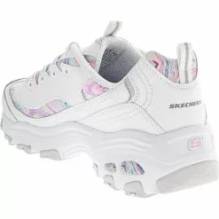 Skechers D'Lites Whimsical Dreams Womens Lifestyle Shoes White Multi -Rogan‘s Shoes shop SK 149789 WMT3