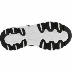 Skechers D'Lites Arch Fit Better Me Womens Lifestyle Shoes Black White -Rogan‘s Shoes shop SK 149800 BWH4