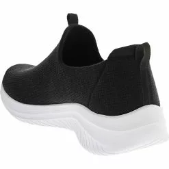 Skechers Ultra Flex 3.0 Soft Classics Womens Lifestyle Shoes Black White -Rogan‘s Shoes shop SK 149858 BWH3