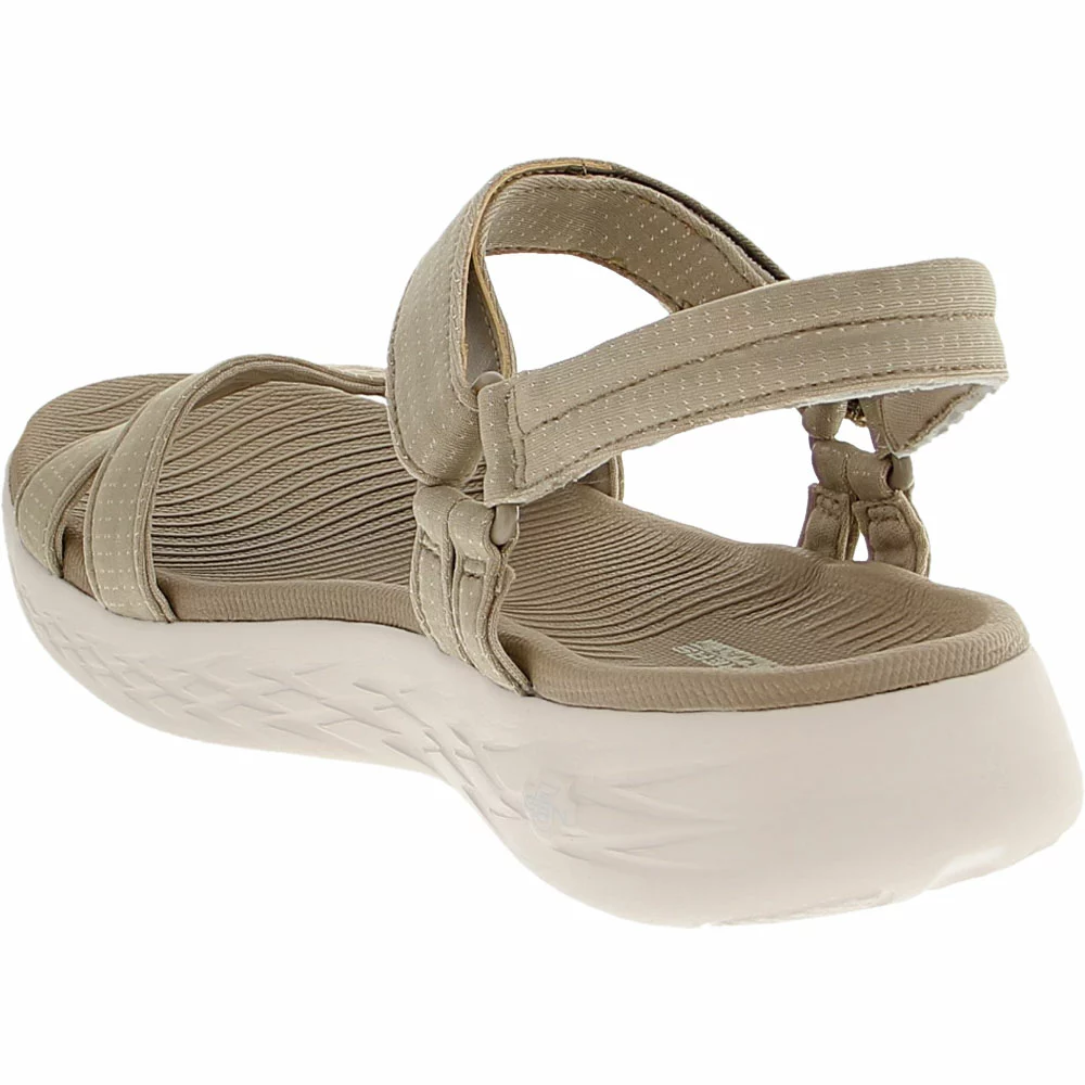 Skechers On The Go 600 Brillian Slide Sandals - Womens Natural 3 Skechers On The Go 600 Brillian Slide Sandals - Womens Natural - Image 3
