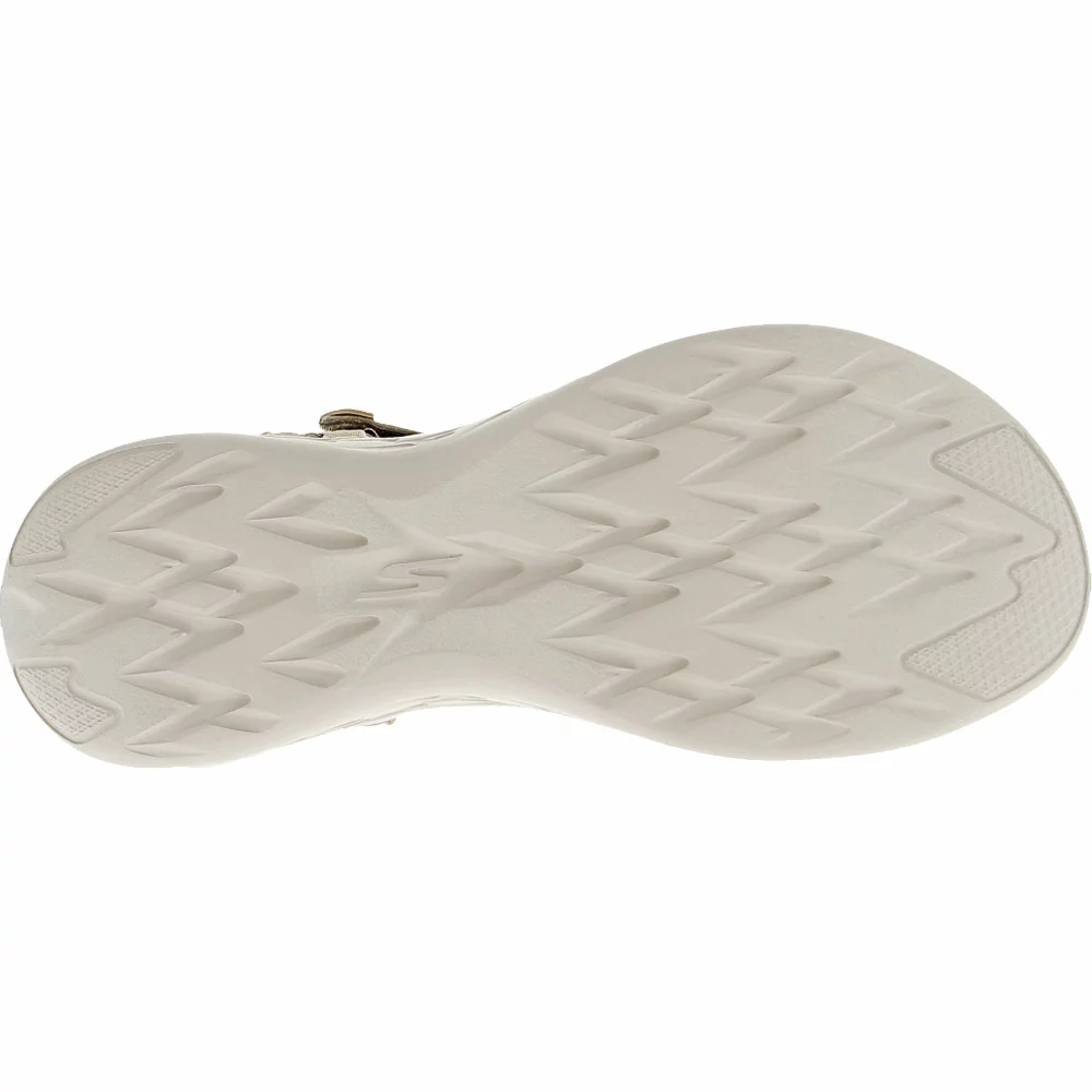 Skechers On The Go 600 Brillian Slide Sandals - Womens Natural 4 Skechers On The Go 600 Brillian Slide Sandals - Womens Natural - Image 4