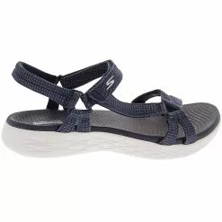 Skechers On The Go 600 Brillian Slide Sandals - Womens Navy