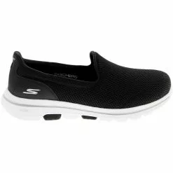 Skechers Go Walk 5 Walking Shoes - Womens Black White