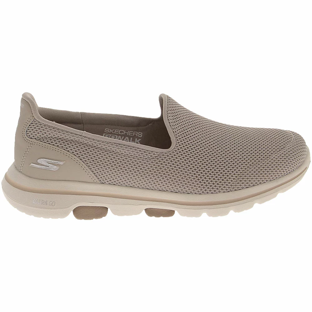 Skechers Go Walk 5 Walking Shoes - Womens Taupe 1 Skechers Go Walk 5 Walking Shoes - Womens Taupe