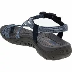 Skechers Reggae Irie Mon Sandals - Womens Navy Blue -Rogan‘s Shoes shop SK 163013 NVY3