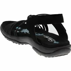 Skechers Reggae Slim Takes Two Sandals - Womens Black Black -Rogan‘s Shoes shop SK 163112 XXX3
