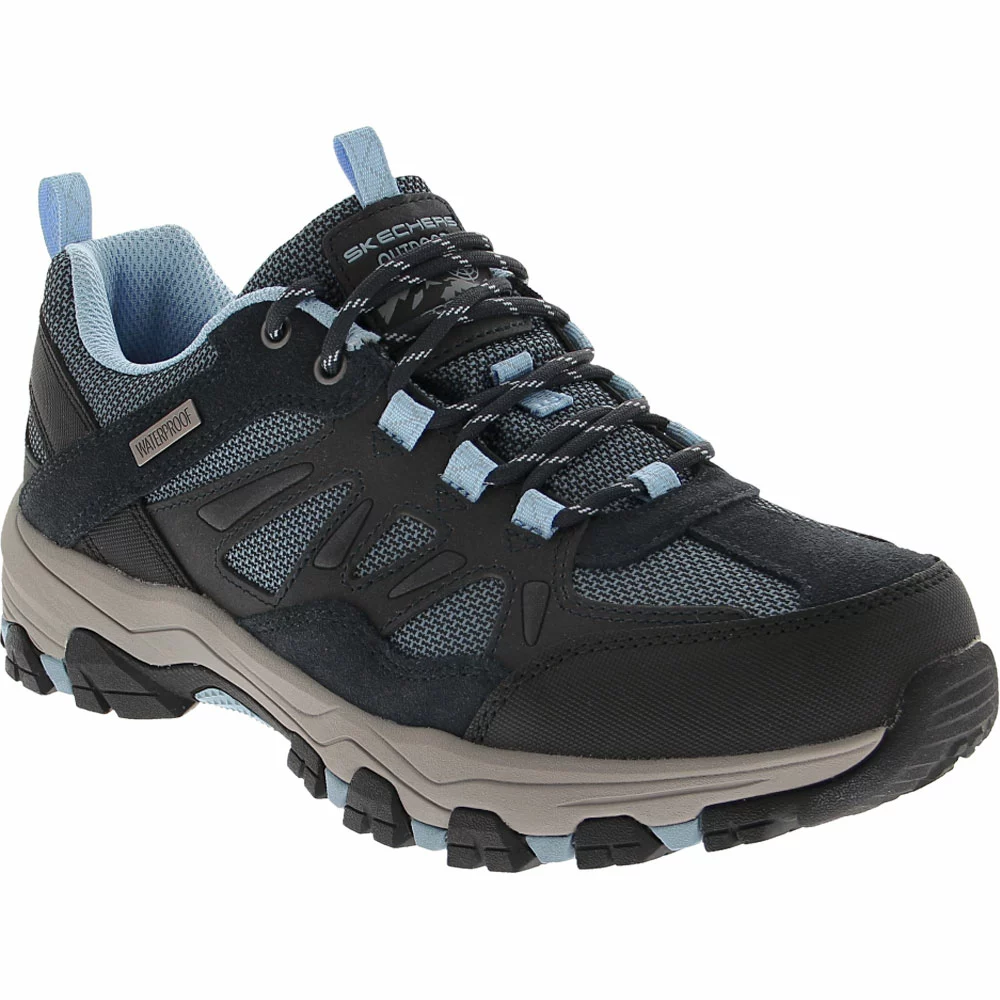 Skechers Selmen Hiking Shoes - Womens Navy Grey 2 Skechers Selmen Hiking Shoes - Womens Navy Grey - Image 2